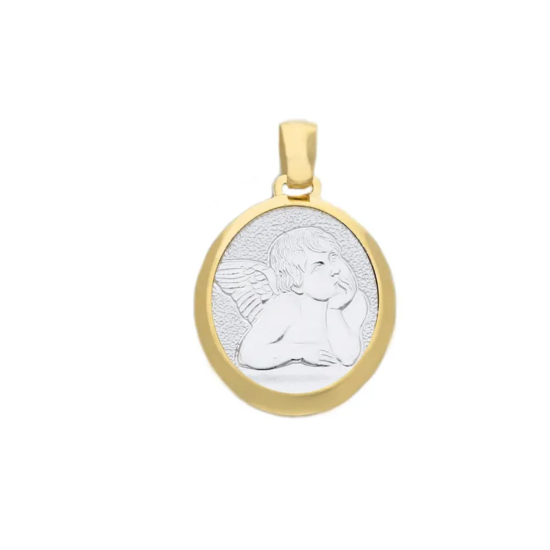 18 Karat - 750 Goldhänger Religiöser Anhänger Bicolor - 067412