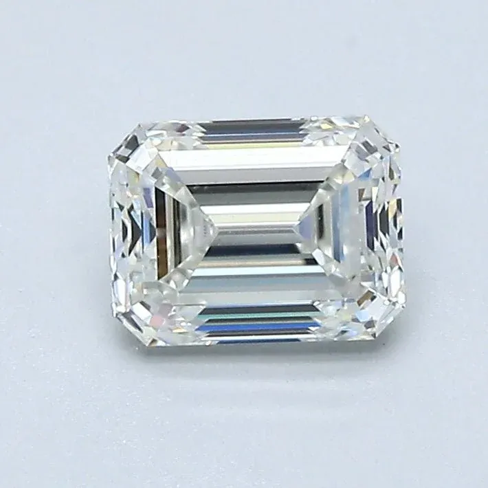 1 Carat Emerald - Natural Diamond - 0.9 - H - VVS2 - EX - EX - VG - Diamonds By Rothschild