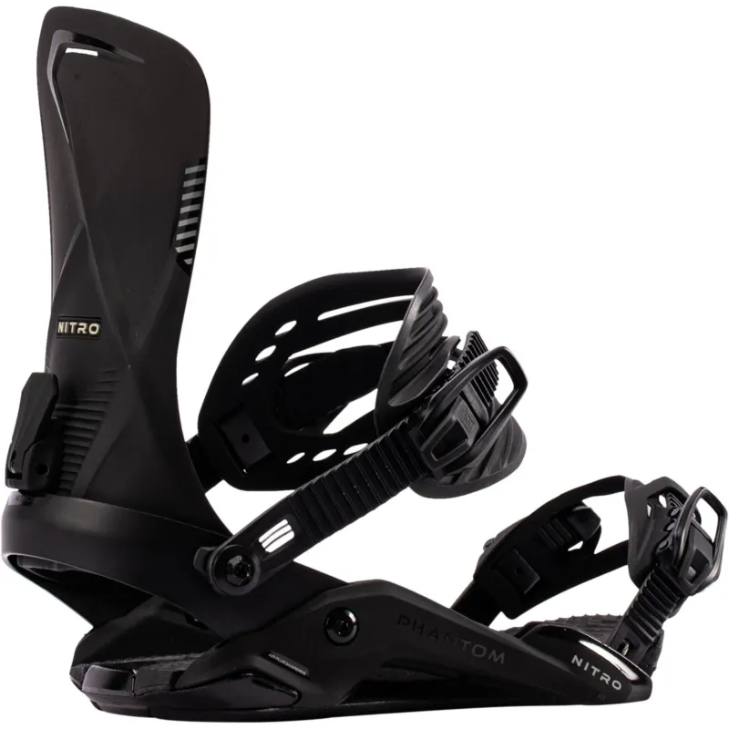 Nitro Phantom Men Snowboard Bindings 2027 – Black Fade – Produktansicht