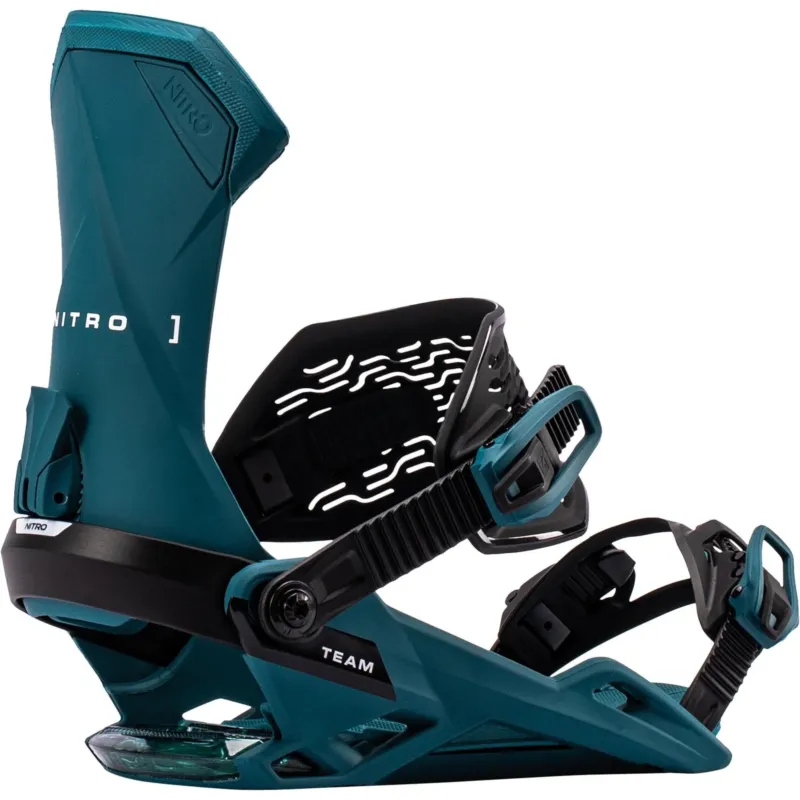 Nitro Team Men Snowboard Bindings 2027 – Deep Teal – Produktansicht