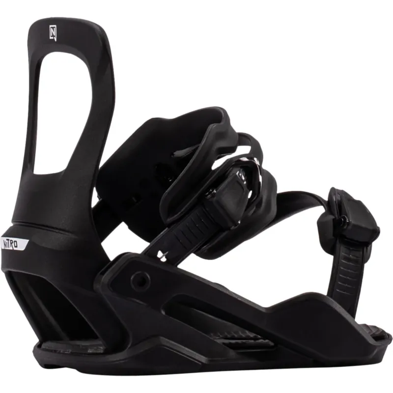 Nitro Charger Micro Kids Kids Snowboard Bindings 2027 – Ultra Black – Produktansicht