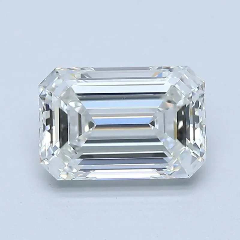 1.5 Carat Emerald - Natural Diamond - 1.62 - F - VVS1 - EX - EX - Diamonds By Rothschild