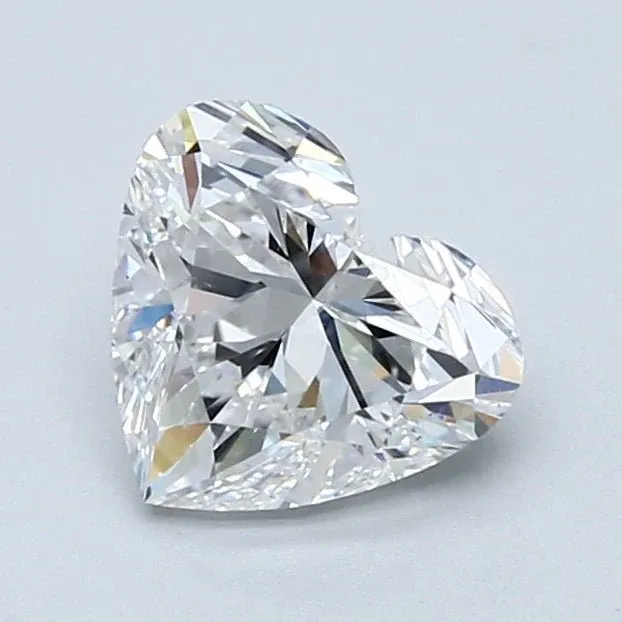 1.5 Carat Heart - Natural Diamond - 1.5 - D - SI1 - EX - EX - VG - Diamonds By Rothschild
