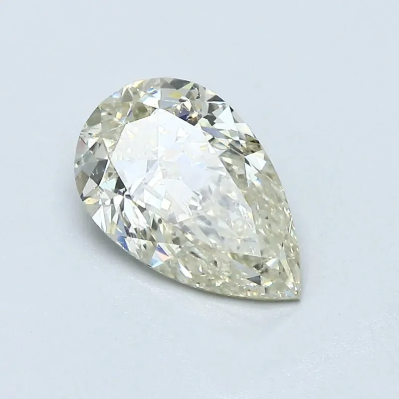 1.5 Carat Pear - Natural Diamond - 1.7 - M - SI2 - G - EX - VG - Diamonds By Rothschild