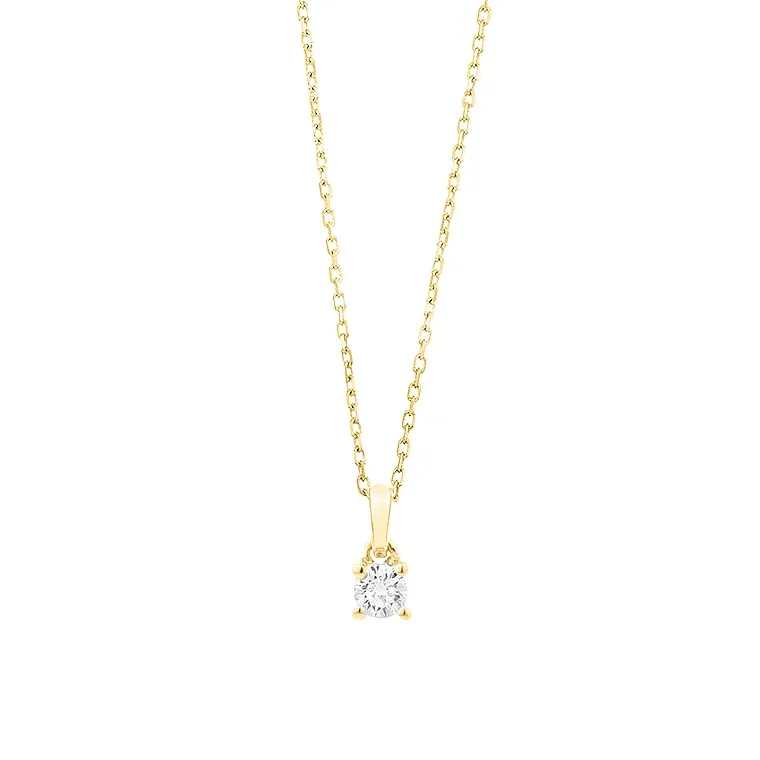 Facet Classic Express Eye Clean Gold Halskette