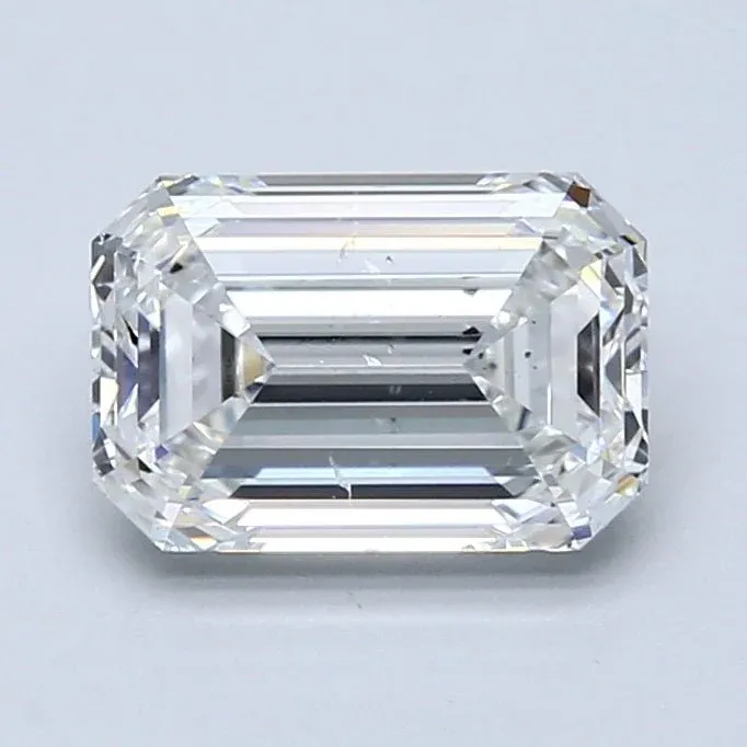 2 Carat Emerald - Natural Diamond - 2.06 - F - SI2 - VG - EX - VG - Diamonds By Rothschild