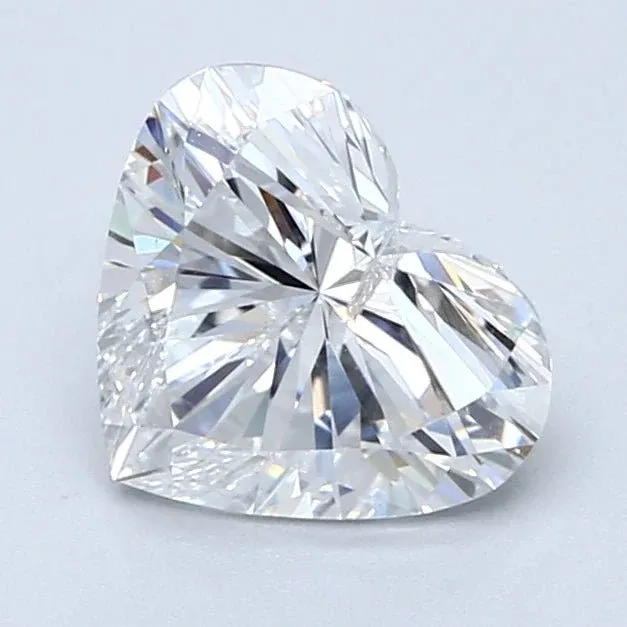 2 Carat Heart - Natural Diamond - 2.02 - E - SI2 - EX - EX - VG - Diamonds By Rothschild