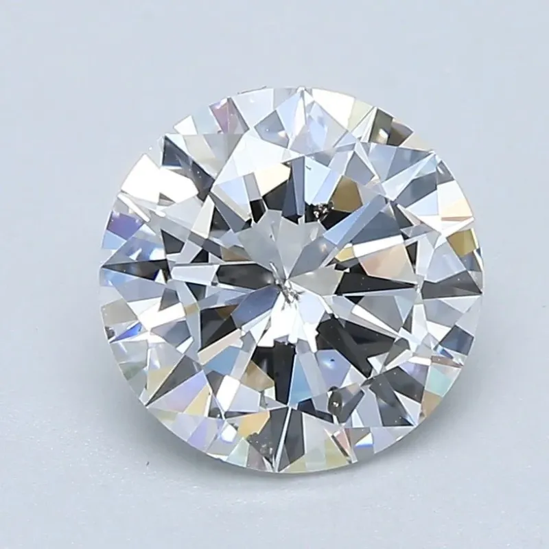 2 Carat Round - Natural Diamond - 1.8 - E - SI2 - VG - EX - EX - Diamonds By Rothschild