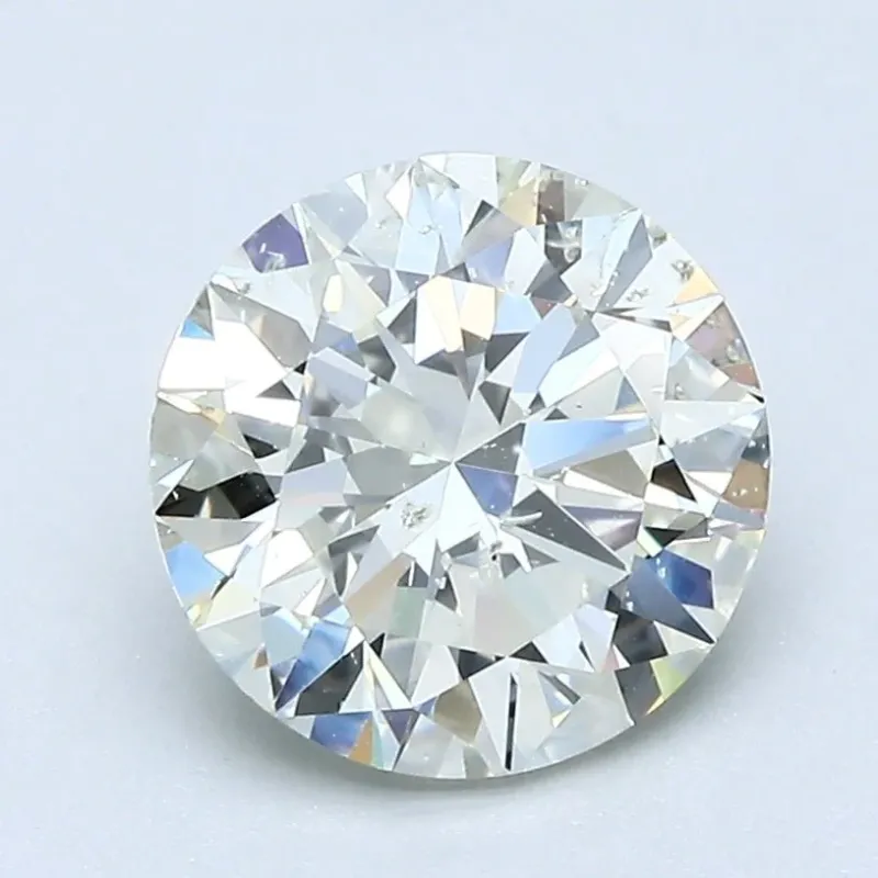 2 Carat Round - Natural Diamond - 1.99 - L - I1 - EX - EX - EX - Diamonds By Rothschild