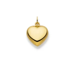 Herzanhänger 18 Karat Gold 750 - 13 x 13 mm
