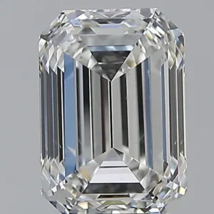 3 Carat Emerald - Natural Diamond - 3 - F - SI1 - VG - EX - EX - Diamonds By Rothschild
