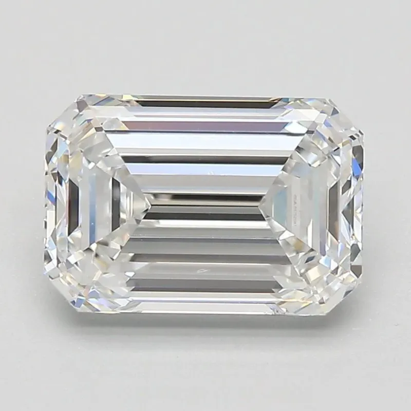 3 Carat Emerald - Natural Diamond - 3.02 - F - IF - EX - EX - EX - Diamonds By Rothschild