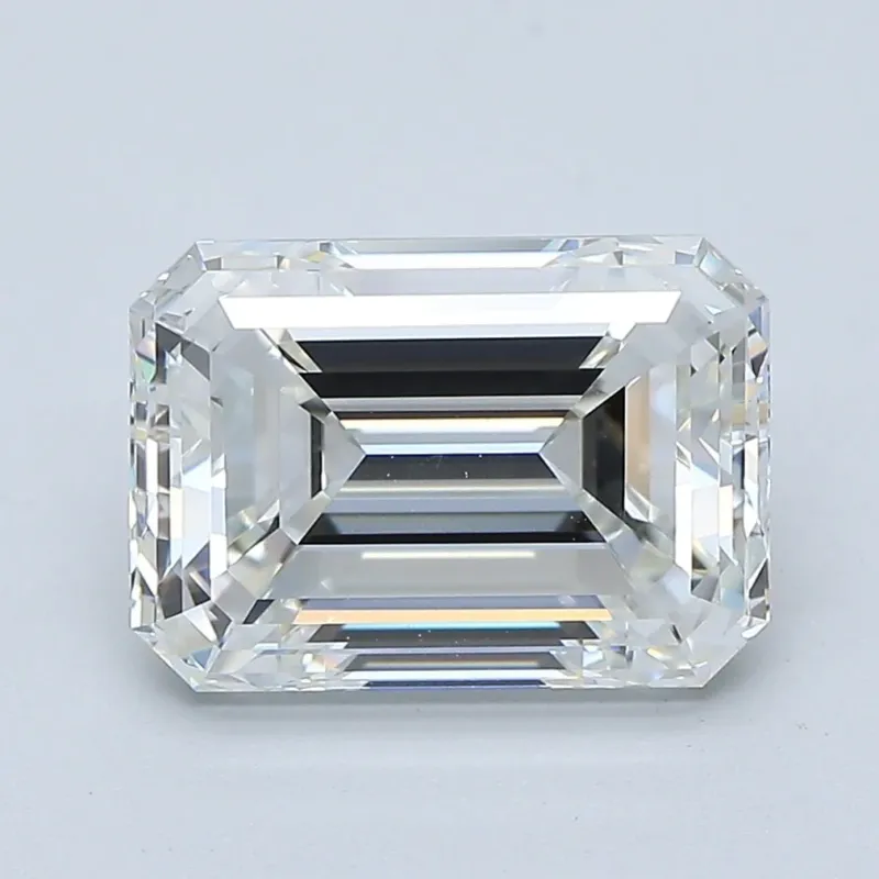 3.5 Carat Emerald - Natural Diamond - 3.5 - F - VVS1 - EX - EX - Diamonds By Rothschild