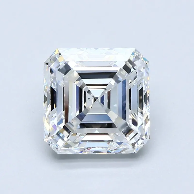 4 Carat Asscher - Natural Diamond - 4.03 - E - VS2 - EX - EX - Diamonds By Rothschild