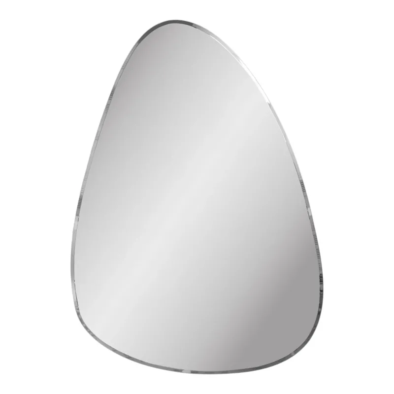 Wandspiegel – Organische Form, facettierte Kante, 100 cm hoch - Devonport | House Nordic