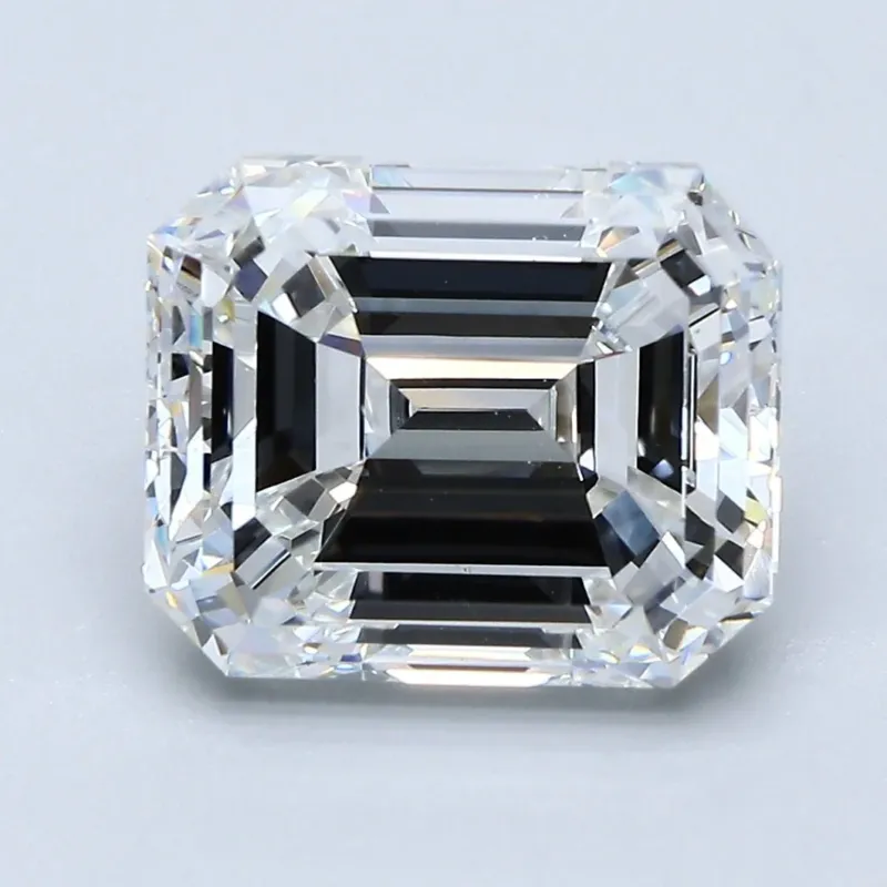 4.5 Carat Emerald - Natural Diamond - 4.4 - F - VS2 - VG - EX - VG - Diamonds By Rothschild