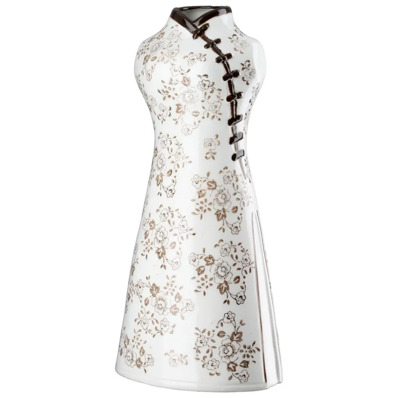 Vase – Keramik Material, Kleid Design, Blumen Motiv - Sakura | Gilde
