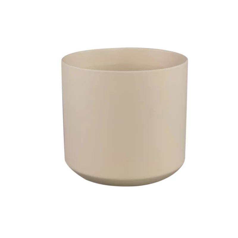 Blumentopf – Creme Oberfläche, Runde Form, Keramik Material, XXL – Fatima | PTMD