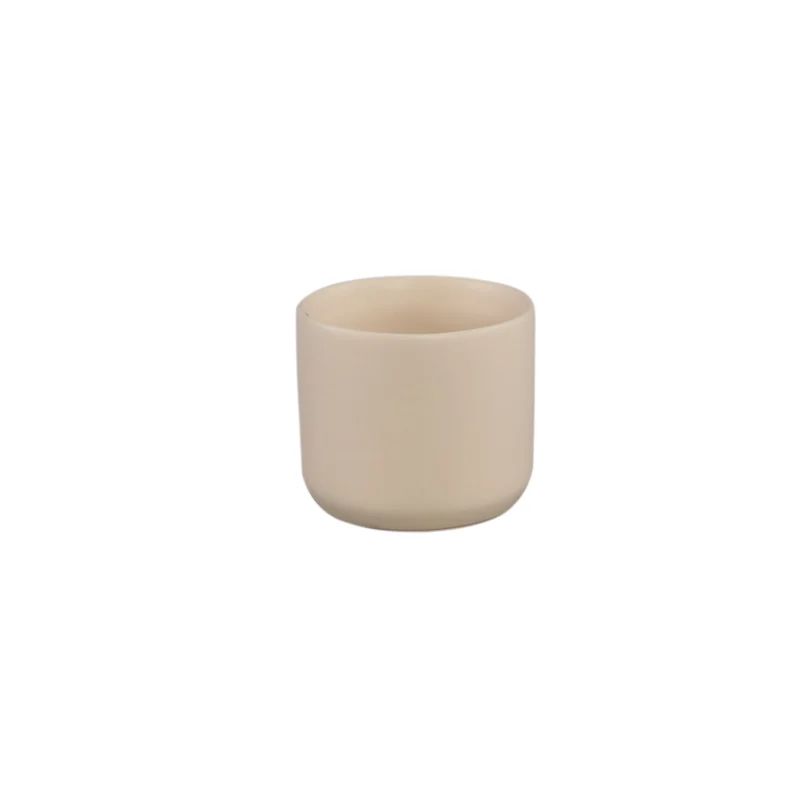Blumentopf – Creme Oberfläche, Runde Form, Keramik Material, XXS – Fatima | PTMD