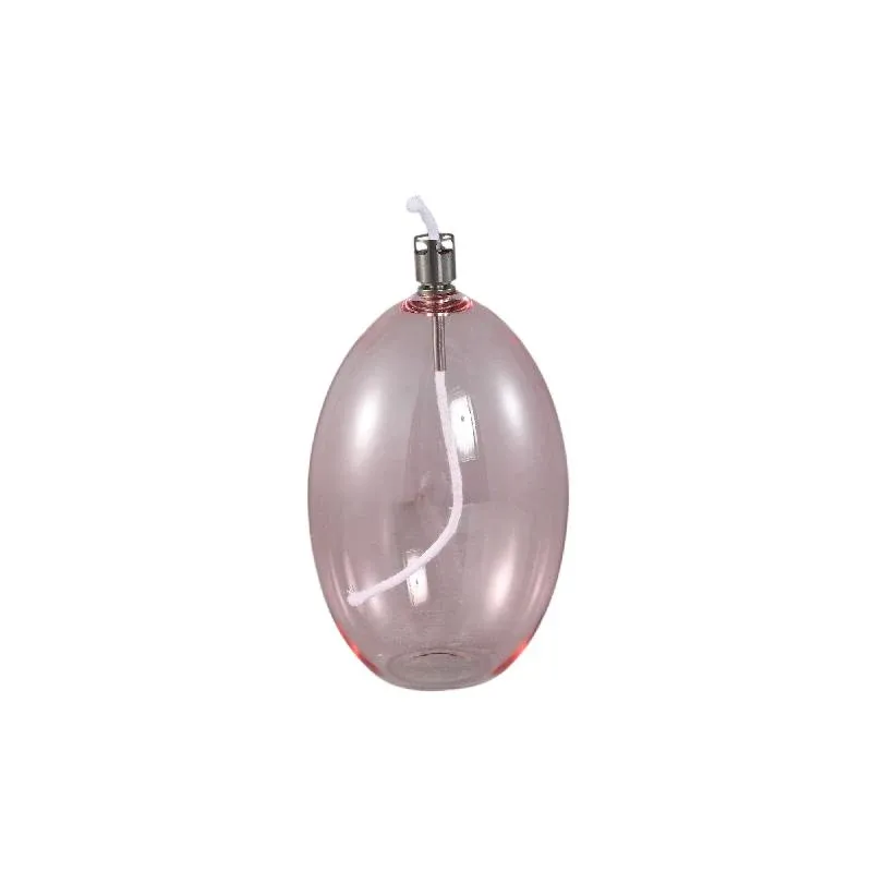 Öllampe – Klassisches Design, Runde Form, Glas Material, Rosa, Hoch – Adilia | PTMD