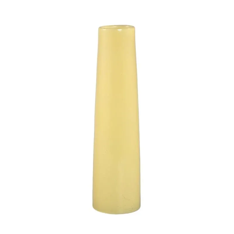 Vase – Runde Form, Glas Material, Gelb, L – Saelah | PTMD
