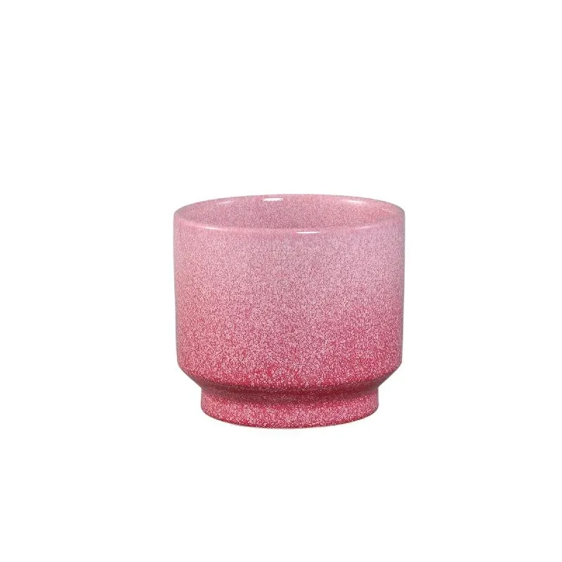 Topf – Ombre Design, Keramik Material, Rosa Farbe, XS – Kyer | PTMD