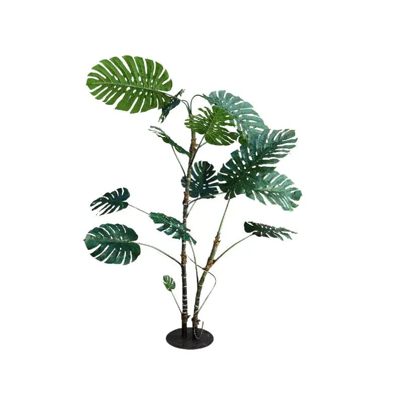 Baumgrün mit Monstera-Blattpflanze, hoch und aus Polyester, 3XL | PTMD