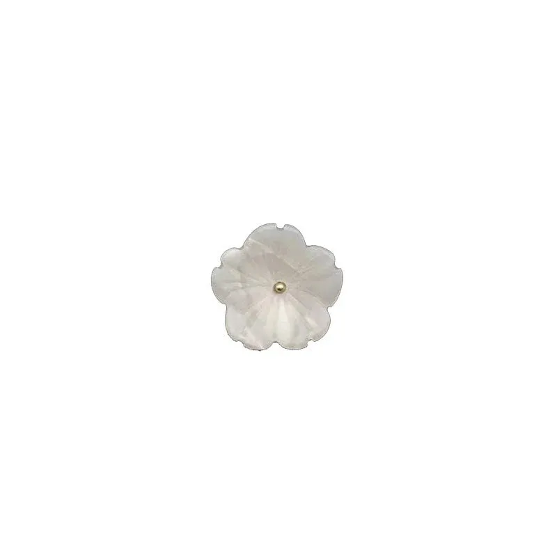 10/12mm Flower-Shaped Decorative Resin Buttons for Ladies' Shirts Dresses 12pcs