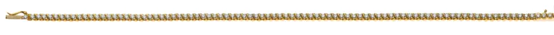 Armband Gelbgold 750 mit 89 Brillanten H SI 1.44ct 18cm