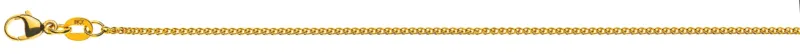 Collier Zopf Gelbgold 750 ca. 1.2mm