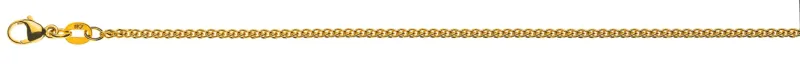 Collier Zopf Gelbgold 750 ca. 1.6mm