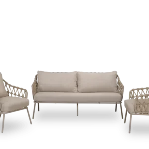 Mondial Living Connor Loungeset Sandy Beach 3-teilig