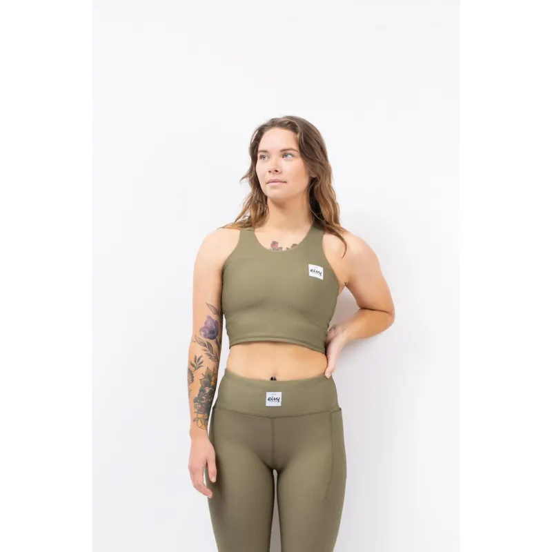 Eivy Cover Up Rib Top Faded Olive Damen Funktionsshirt Baselayer-Nitrobags-Shop
