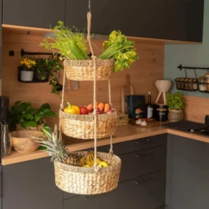 Hängekorb für die Küche - Hänge Etagere für Obst - Decorasian.eu