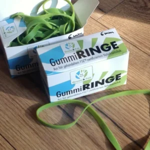 Gummiringe grün FSC 50g Green&Fair°