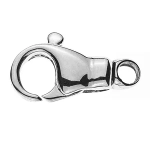 Karabiner Weissgold 750, drehbar, 19x9mm, 3.1gr