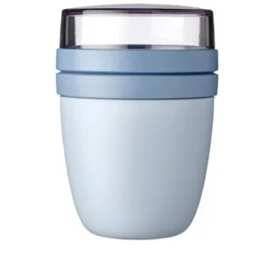MEPAL Speisebehälter Ellipse mini nordic blue 0,3 + 0,12 Liter