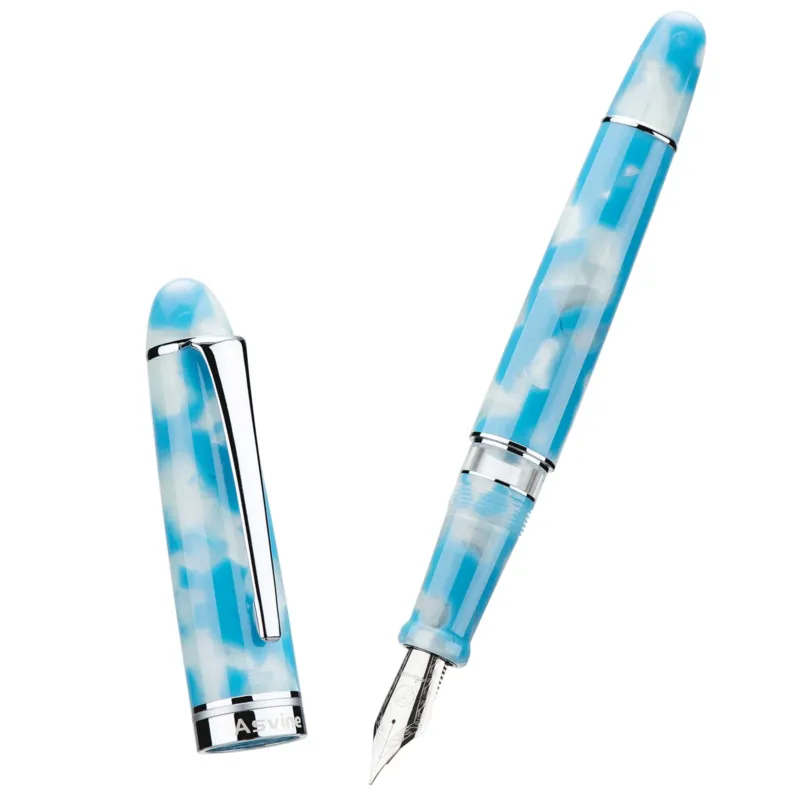 Asvine P50 Acrylic Piston Filling Fountain Pen | Asvine or German BOCK Nib