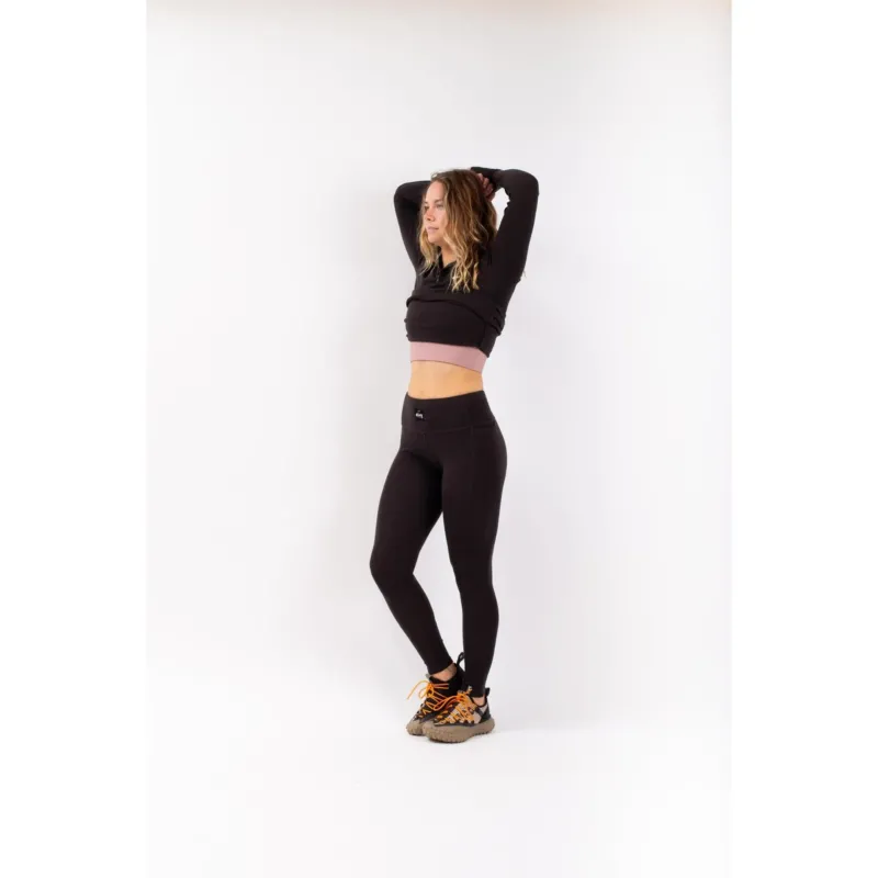 Eivy Pocket Wool Rib Tights Snowboard Black