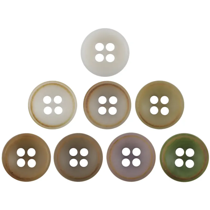 11.5mm Burnt Fruit Buttons for DIY Bracelet Decoration 40 Pack