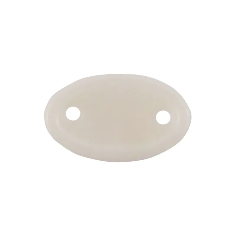 Long Oval Two-Hole Beige Natural Tagut Nut Buttons for Knitwear 10pcs