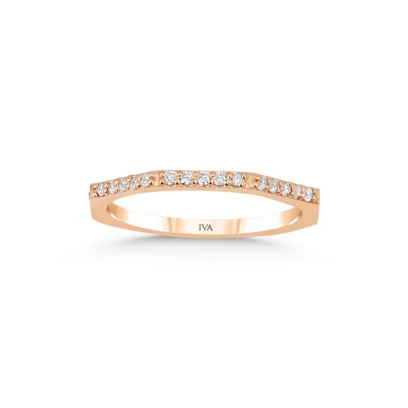 Gelbgold-Ring mit Diamanten - YZ0002786