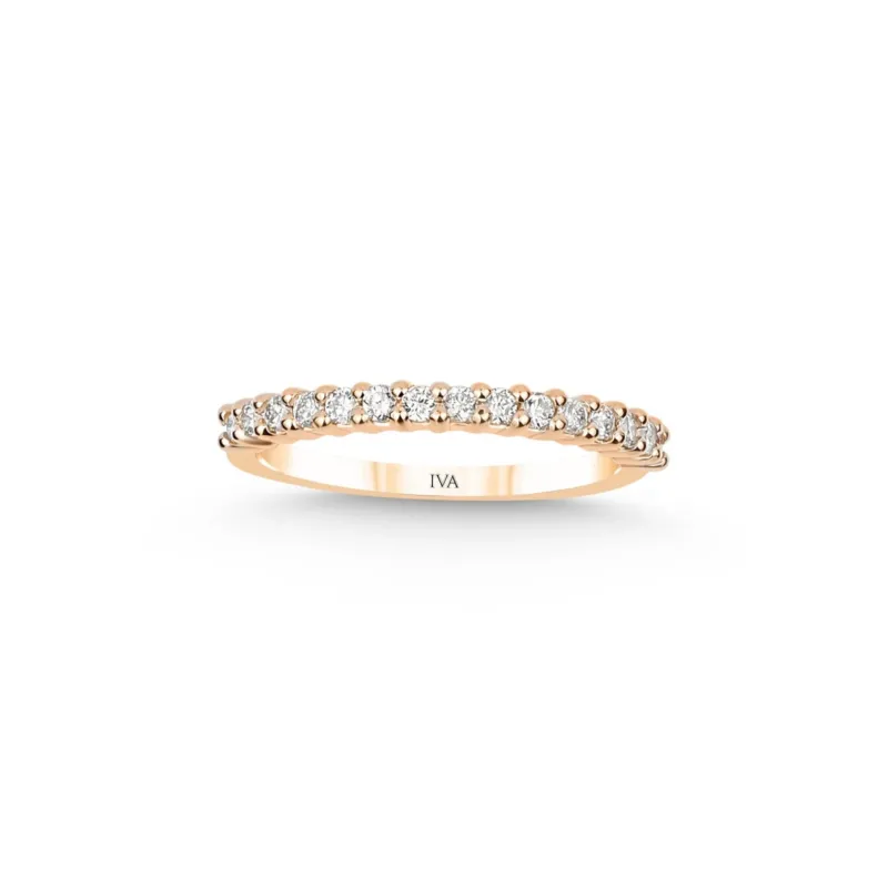 Roségold-Ring mit Diamanten - YZ0002986