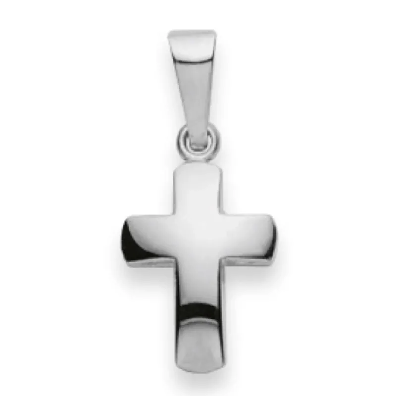 Anhänger Silber 925 weiss Kreuz poliert rhodiniert – 6258.02642/0001