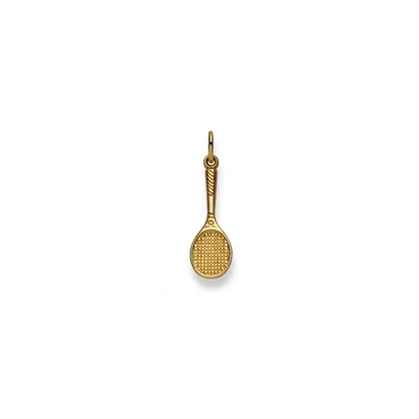 Anhänger Tennisschläger aus 750 Gelbgold - 1156.08519/0002