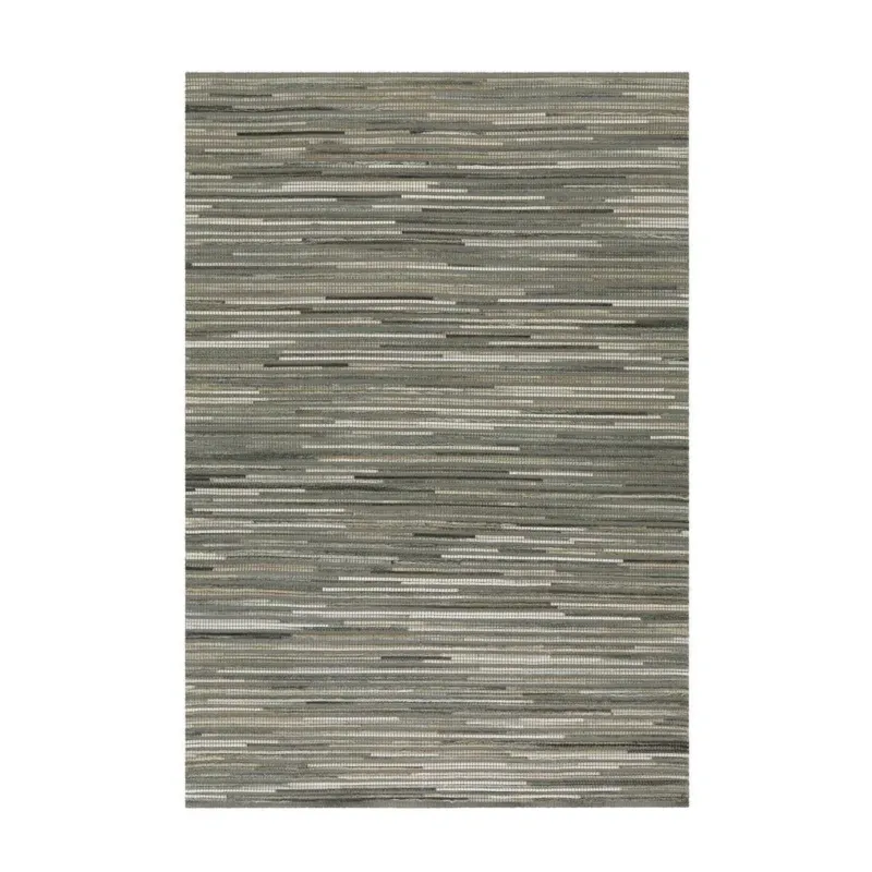 Teppich – Filigrane Patchworkoptik, Natürlicher Materialmix, Zeitlose Wohnästhetik, Flachflor - Wild 8023 | Kayoom