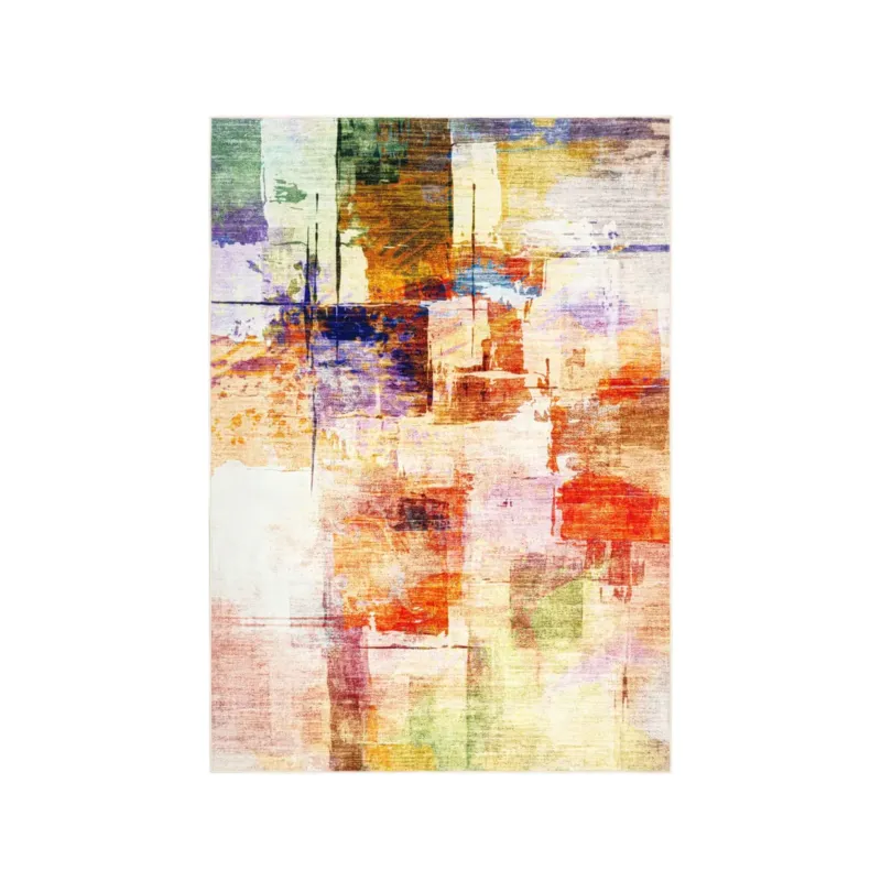 Teppich – Abstraktes Design, Mehrfarbiger Look, Kurzflor Struktur, 230 x 330 cm - Visionary 134 | Kayoom