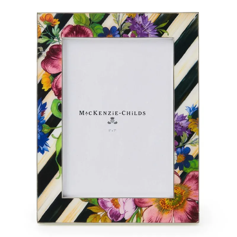 Flower Market Silver Plated 5"x7" Frame - |VESIMI Design| Luxury Bathrooms and Home Decor