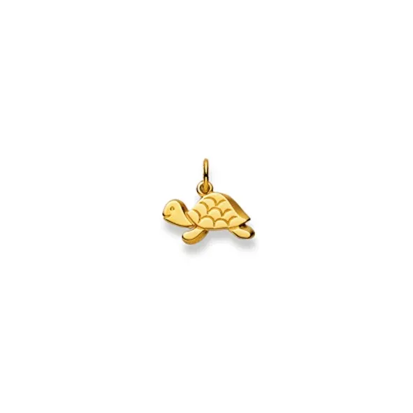 Gold-Anhänger Schildkröte 750 Gelbgold matt/poliert – 1156.07679/0001