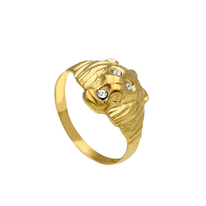 Herrenring 18 Karat Gold – 750 Goldring für Männer - 132847